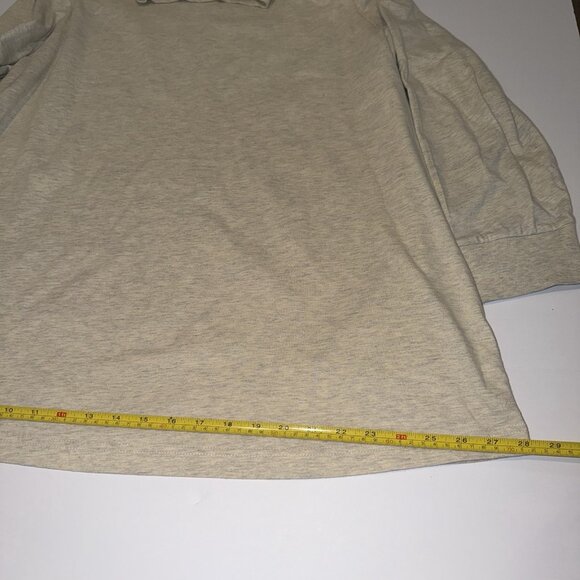 Woman Within Cream Turtleneck Shirt Tunic Mockneck 1X 22-24 Capsule Basic - Picture 7 of 8